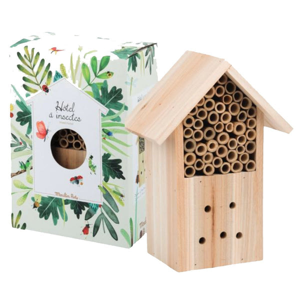 Wooden Bug Hotel, by Moulin Roty
