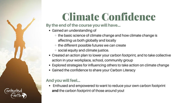 COURSE COMPLETED | Climate Confidence: Carbon Literacy Course (September 2023)