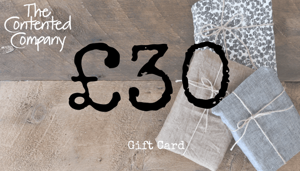 The Contented Company Gift Card  Gift Cards £30 Eco-friendly, Zero Waste The Contented Company