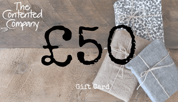 The Contented Company Gift Card  Gift Cards £50 Eco-friendly, Zero Waste The Contented Company