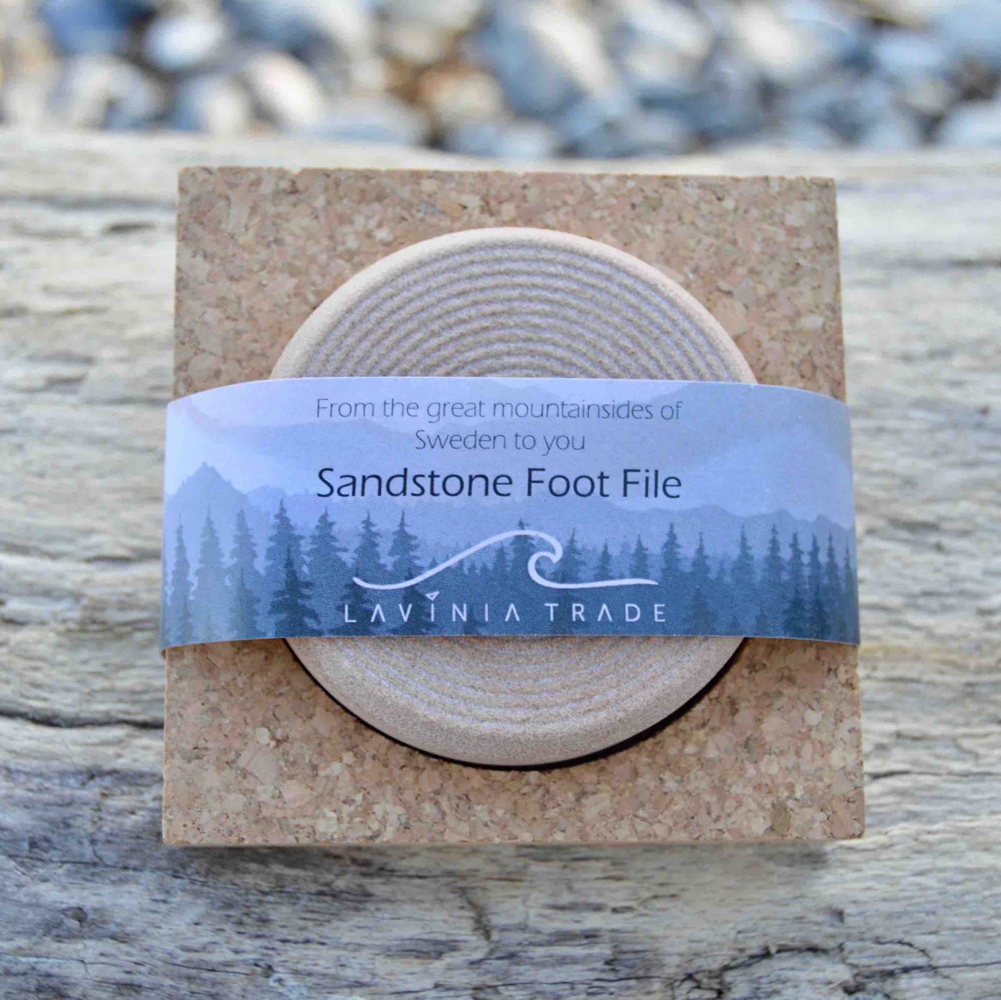 Natural Orsa Sandstone Foot File, by Lavinia  Natural Stone Foot File £21.5 Eco-friendly, Zero Waste The Contented Company