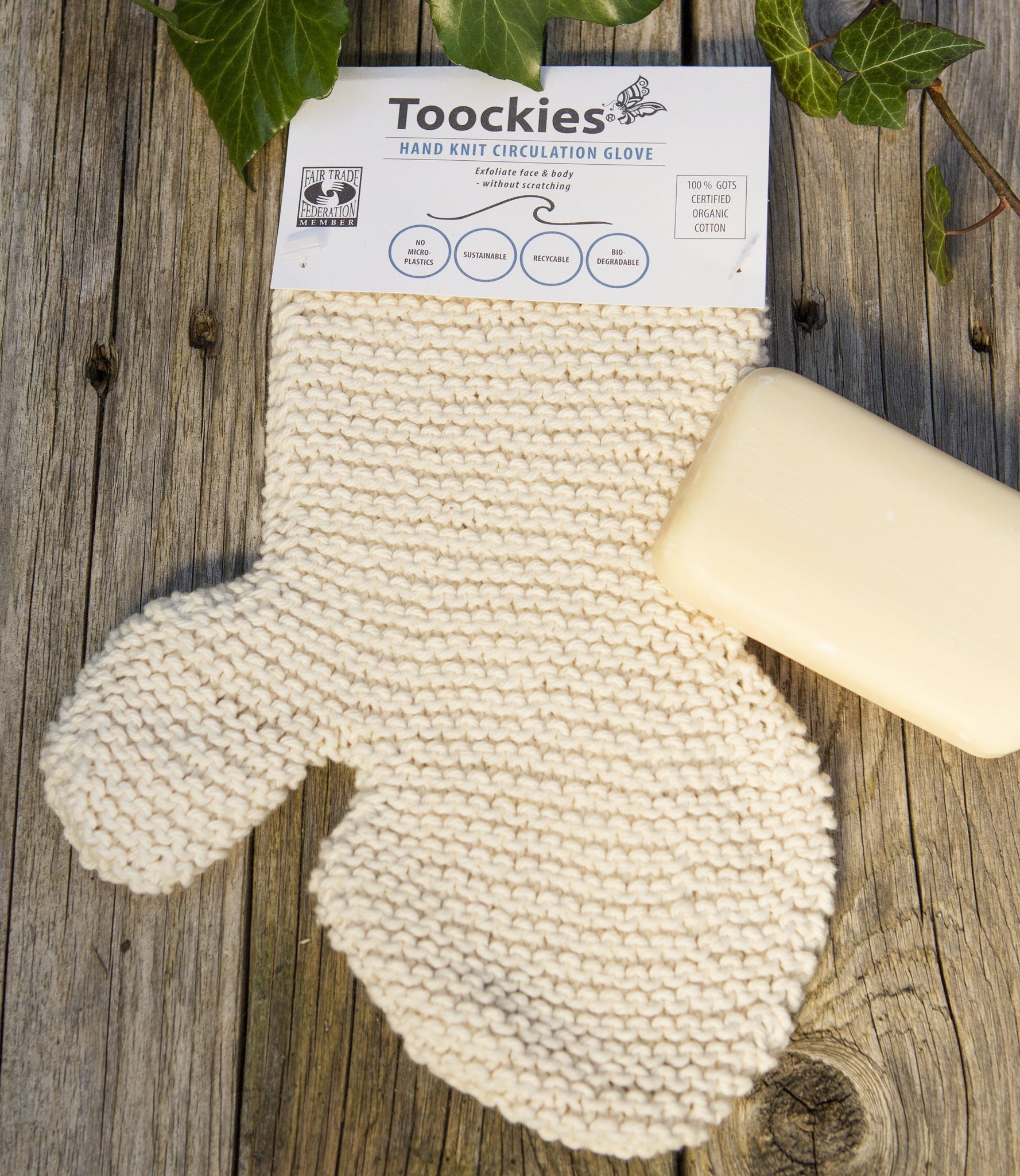 Plastic Free Toockies Circulation Glove, by Lavinia  Plastic Free Shower Glove £10.75 Eco-friendly, Zero Waste The Contented Company