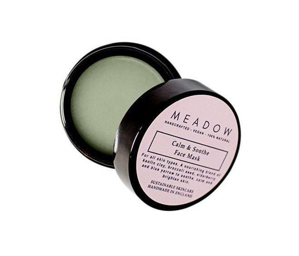 Plant-based Skincare: Natural Calm & Soothe Face Mask, by Meadow Skincare  Face Mask £24 Eco-friendly, Zero Waste The Contented Company