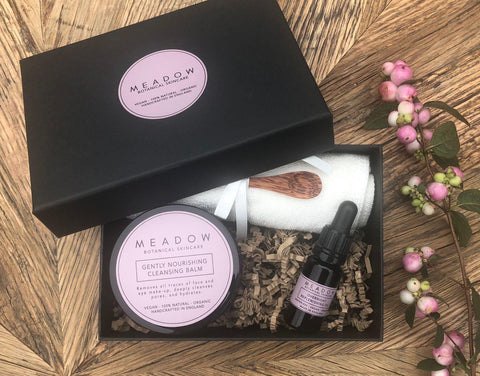 Plant-based Skincare: Cleanse & Restore Gift Set, by Meadow Skincare  Cleanse & Restore Gift Set £35 Eco-friendly, Zero Waste The Contented Company