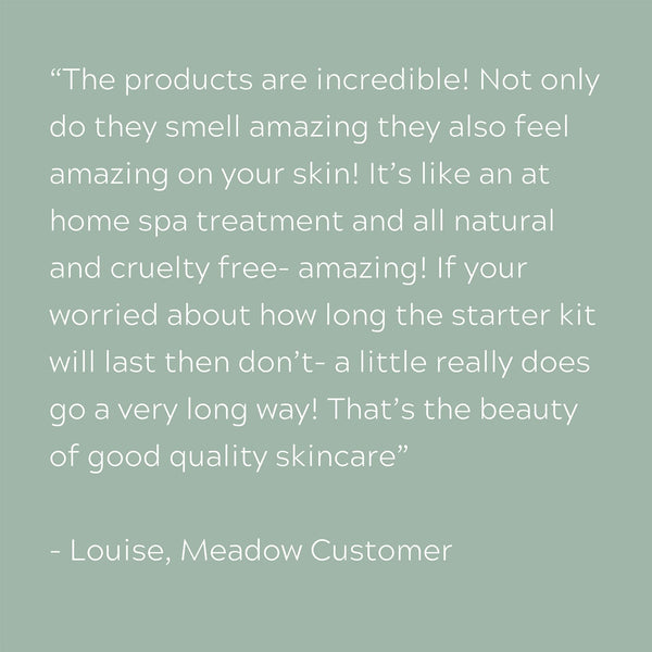 Plant-based Skincare: Facial in a Box Luxury Starter Kit, by Meadow Skincare  Cleanse & Restore Gift Set £35 Eco-friendly, Zero Waste The Contented Company