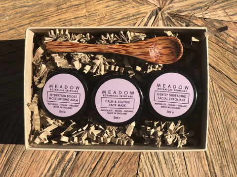Plant-based Skincare: Mini Detox Trio Gift Set, by Meadow Skincare  Mini Detox Trio £20 Eco-friendly, Zero Waste The Contented Company
