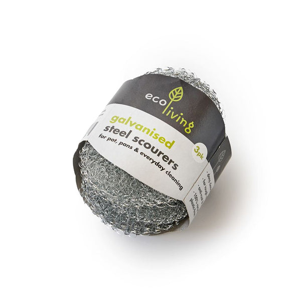 Plastic Free Recyclable Steel Scourers, by Eco Living  Plastic Free Kitchen Scouers £3.25 Eco-friendly, Zero Waste The Contented Company