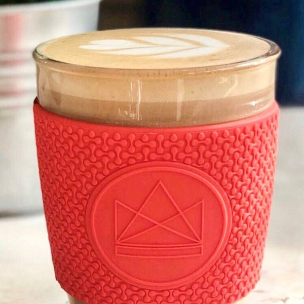 Reusable Glass Coffee Cup, by Neon Kactus   £13.25 Eco-friendly, Zero Waste The Contented Company