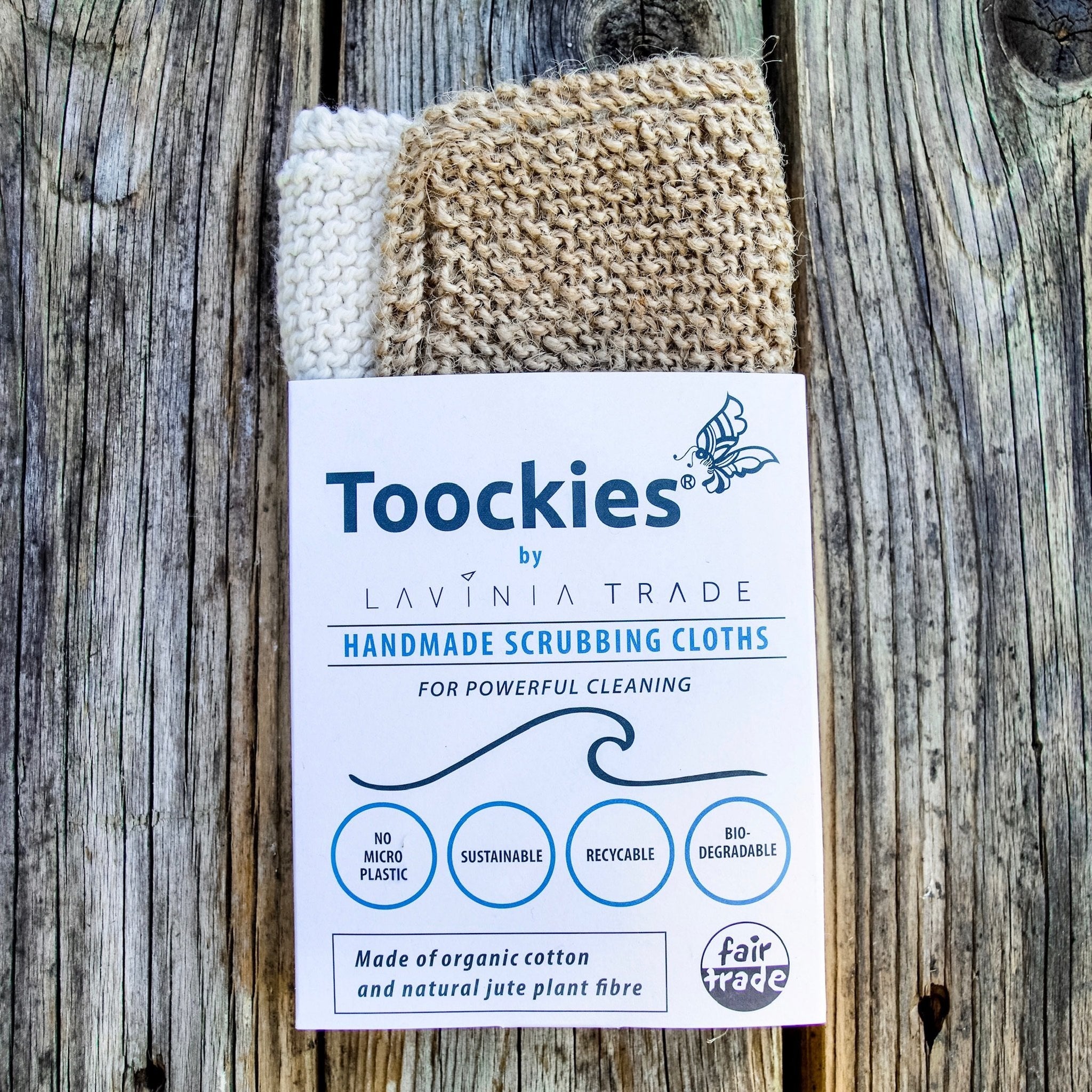 Plastic Free Toockies Scrubbers, by Lavinia  Plastic Free Cleaning Cloths £10.75 Eco-friendly, Zero Waste The Contented Company