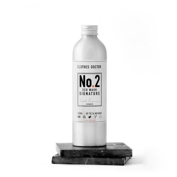 Eco Wash - No.2 Signature Laundry Detergent, by Clothes Doctor Plastic Free Laundry Liquid - No.2 Non Toxic Detergent Laundry Liquid £16 Eco-friendly, Zero Waste The Contented Company