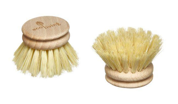 Plastic Free Replacement Washing Up Brush Head with Natural Bristles, by Eco Living  Plastic Free Washing Up Brush Head £2.25 Eco-friendly, Zero Waste The Contented Company
