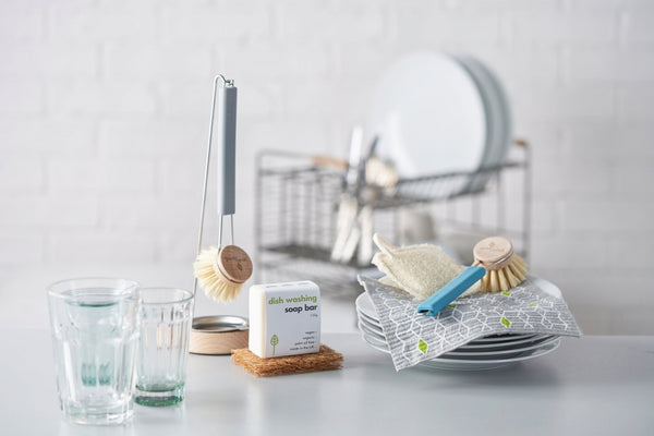 Plastic Free Washing Up Brush with Natural Bristles, by Eco Living  Plastic Free Washing Up Brush £6 Eco-friendly, Zero Waste The Contented Company
