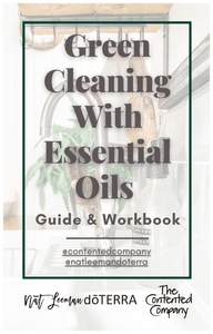 Green Cleaning with Essential Oils Guide & Workbook (PDF eBook)  Green Cleaning Workbook £5 Eco-friendly, Zero Waste The Contented Company