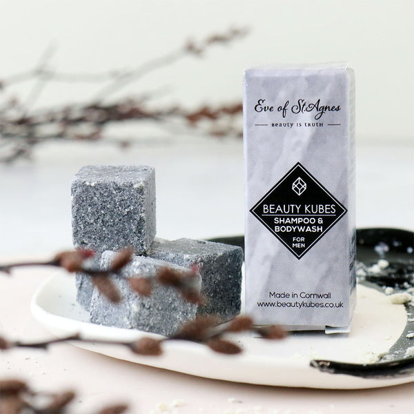 Plastic Free Solid Shampoo, by Beauty Kubes