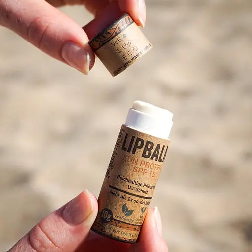 Plastic Free Lipbalm Sun Protection, by We Luv Eco