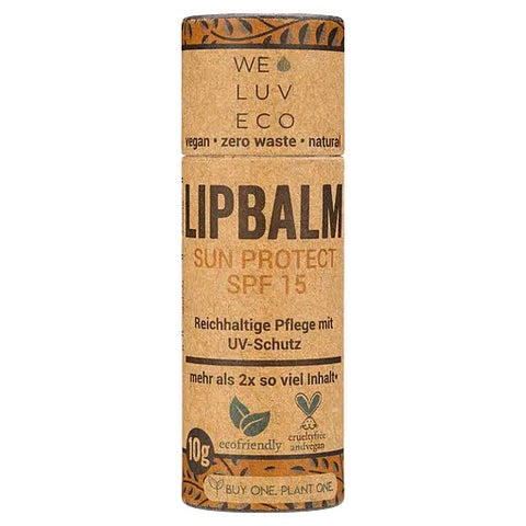 Plastic Free Lipbalm Sun Protection, by We Luv Eco
