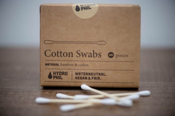 Biodegradable Cotton Buds, by Hydrophil  £2.25 The Contented Company ecofriendly zerowaste
