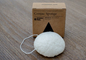 Natural Conjac Sponge, by Hydrophil  Plastic Free Natural Sponge £6.75 Eco-friendly, Zero Waste The Contented Company