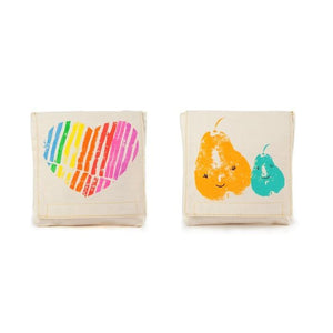 Reusable Snack Pack (Pack of 2), by Fluf  Snack Pack £16.25 Eco-friendly, Zero Waste The Contented Company