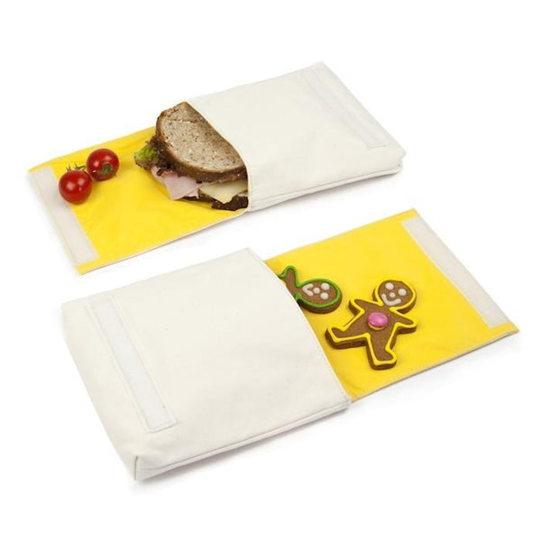 Reusable Snack Pack (Pack of 2), by Fluf  Snack Pack £16.25 Eco-friendly, Zero Waste The Contented Company