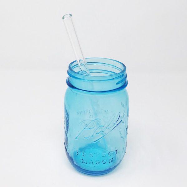 Reusable Plastic-Free Glass Straw, by Strawesome - Smoothie Width