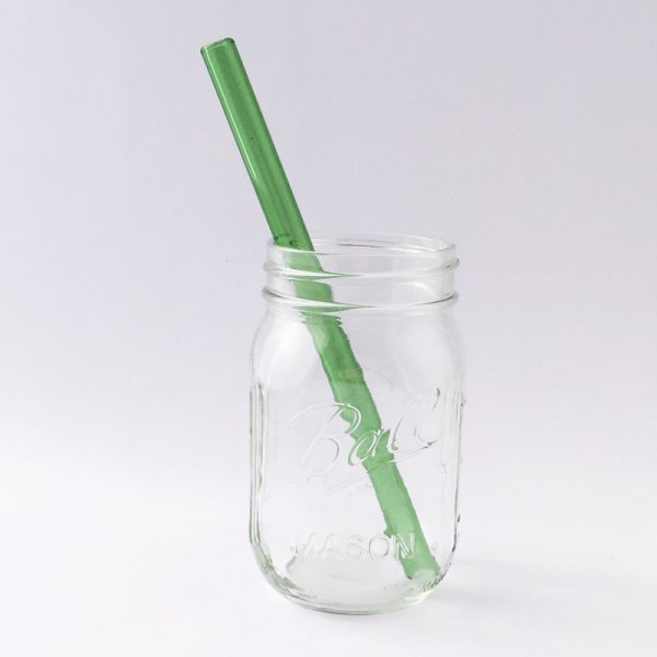 Reusable Plastic-Free Glass Straw, by Strawesome - Smoothie Width  Straws £8.5 Eco-friendly, Zero Waste The Contented Company