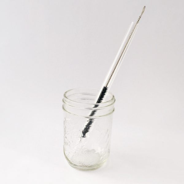 Reusable Stainless Steel Glass Straw Cleaning Brush, by Strawesome  Glass Straw Cleaning Brush £4.5 Eco-friendly, Zero Waste The Contented Company